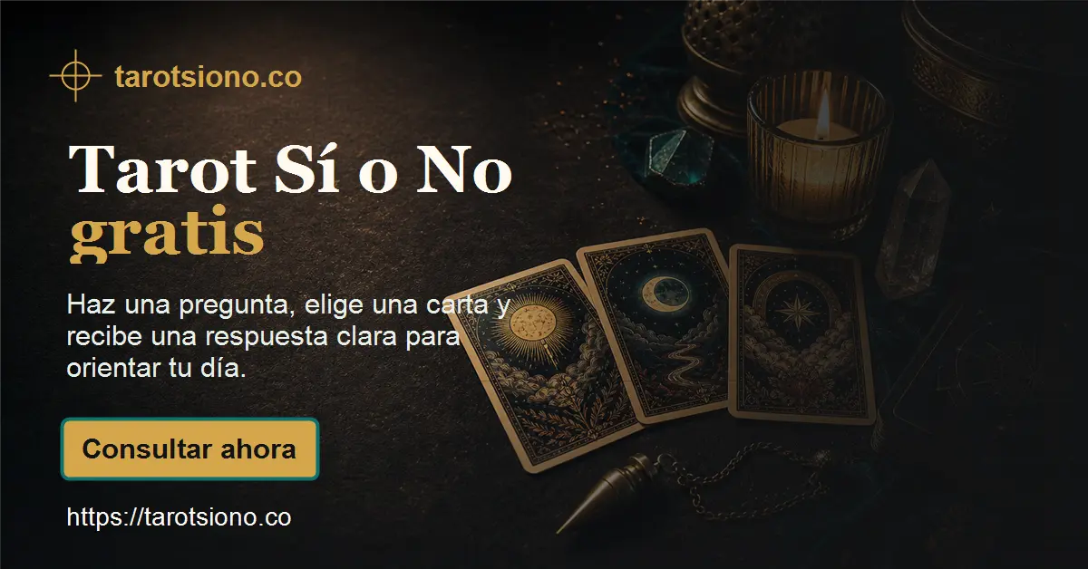 Tarot Sí o No gratis en tarotsiono.co